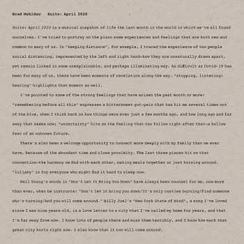 Album Brad Mehldau: Suite: April 2020 