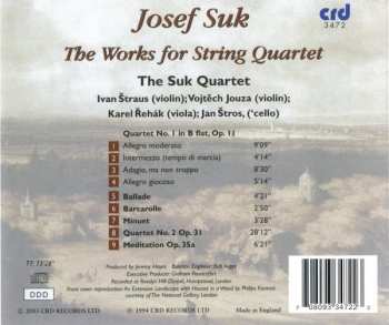 CD Suk Quartet: Works For String Quartet 342319