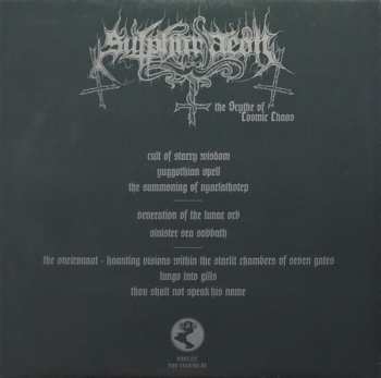 2LP Sulphur Aeon: The Scythe Of Cosmic Chaos LTD | CLR