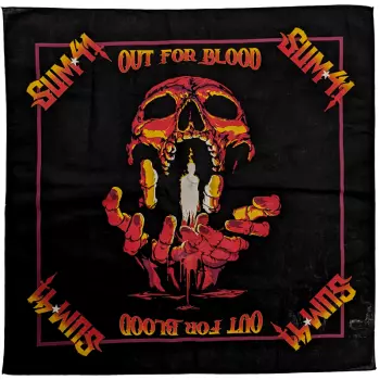 Sum 41 Unisex Bandana: Out For Blood (back Print) (ex-tour)