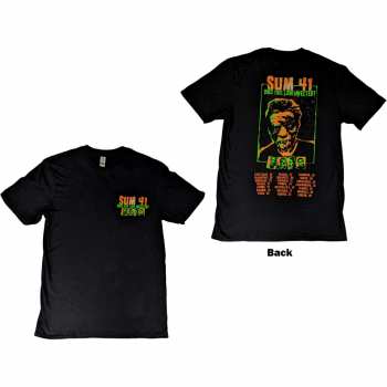 Merch Sum 41: Sum 41 Unisex T-shirt: Does This Look Infected? European Tour 2022 (back Print) (small) S