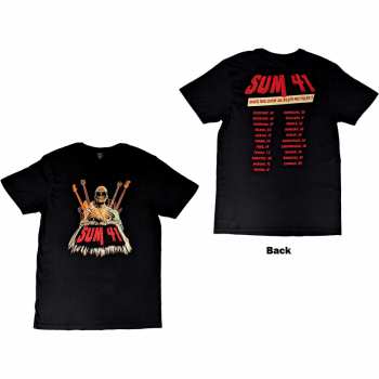 Merch Sum 41: Sum 41 Unisex T-shirt: Does This Look Like All Killer No Filler European Tour 2022 (back Print) (ex-tour) (xx-large) XXL
