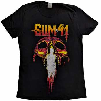 Merch Sum 41: Tričko Order In Decline Tour 2020 Candle Skull