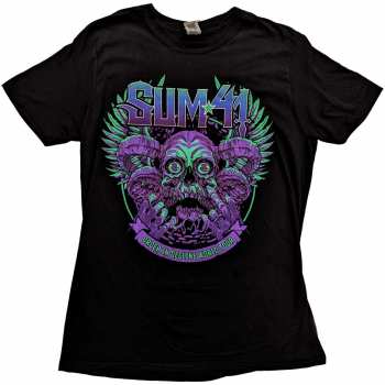 Merch Sum 41: Tričko Order In Decline Tour 2020 Purple Skull