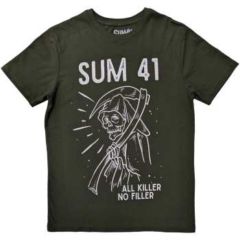 Merch Sum 41: Sum 41 Unisex T-shirt: Reaper (large) L