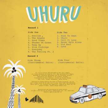 2LP Summers Sons: Uhuru LTD 429376