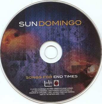 CD Sun Domingo: Songs For End Times 258222