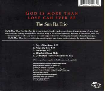 CD Sun Ra: God Is More Than Love Can Ever Be
