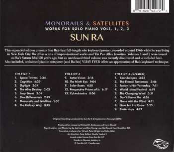 2CD Sun Ra: Monorails & Satellites (Works For Solo Piano Vols. 1, 2, 3) DLX 398965
