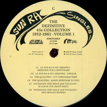 3LP Sun Ra: Singles Volume 1: The Definitive 45s Collection 1952-1961 59555