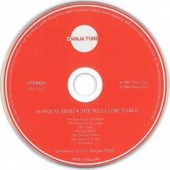 CD Super Numeri: The Welcome Table 254747