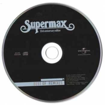 CD Supermax: Best Of Remixes ( 33rd Anniversary Edition) 121335
