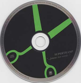 CD Supertramp: "...Famous Last Words..." 12234