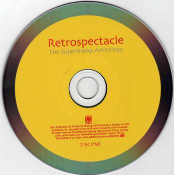 2CD Supertramp: Retrospectacle (The Supertramp Anthology) 30266