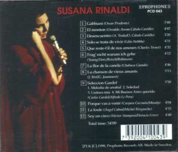 CD Susana Rinaldi: Gabbiani