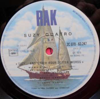 LP Suzi Quatro: Suzi... And Other Four Letter Words