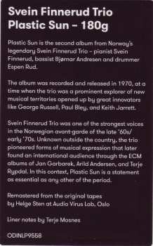 LP Svein Finnerud Trio: Plastic Sun 71185