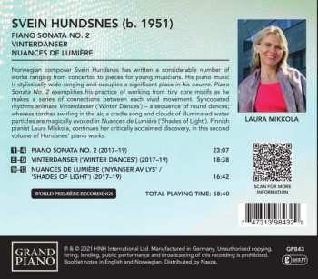 CD Svein Hundsnes: Piano Sonata No. 2 / Winter Dances / Nuances de Lumière 482469
