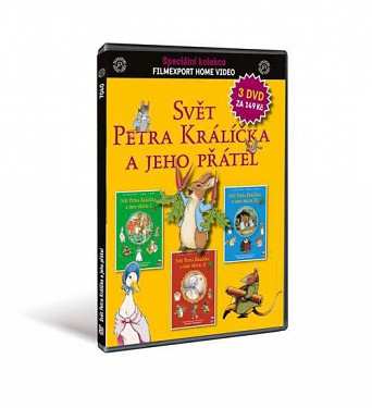 Levně DVD Svět Petra Králíčka - 1-3: Svět Petra Králíčka - 1-3 (pošetky)