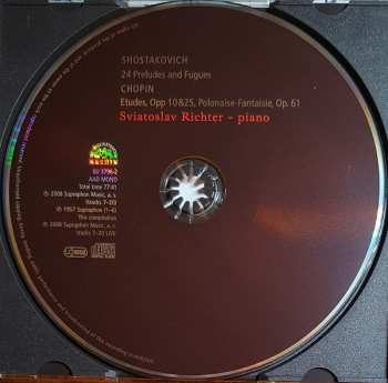 CD Sviatoslav Richter: 24 Preludes And Fugues / Etudes, Opp 10 & 25 / Polonaise-Fantaisie, Op. 61 52013