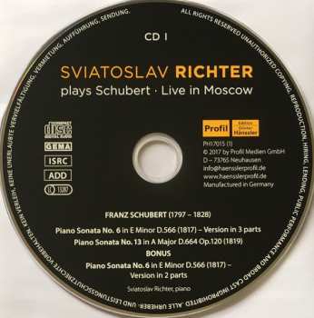 10CD/Box Set Sviatoslav Richter: Live In Moscow 259446