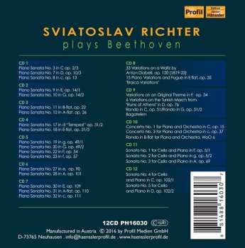 12CD/Box Set Sviatoslav Richter: Sviatoslav Richter Plays Beethoven 444568
