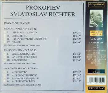 CD Sviatoslav Richter: Piano Sonatas No. 6 Op. 82 - No. 7 Op. 83 - No. 9 Op. 103 191375