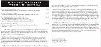 CD Sviatoslav Richter: Rarities With Orchestra 356249