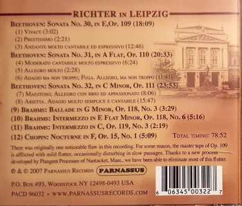 CD Sviatoslav Richter: Richter In Leipzig (The Complete Recital Of November 28, 1963) 331447