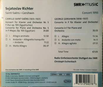 CD Sviatoslav Richter: Saint-Saëns, Gershwin 318613