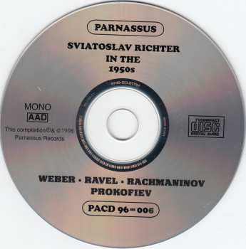 2CD Sviatoslav Richter: Sviatoslav Richter In The 1950s 342848
