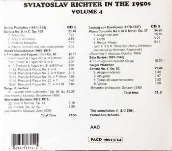 2CD Sviatoslav Richter: Sviatoslav Richter In The 1950s - 4 297858