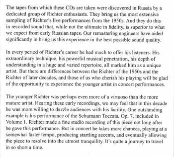 2CD Sviatoslav Richter: Sviatoslav Richter In The 1950s 319430