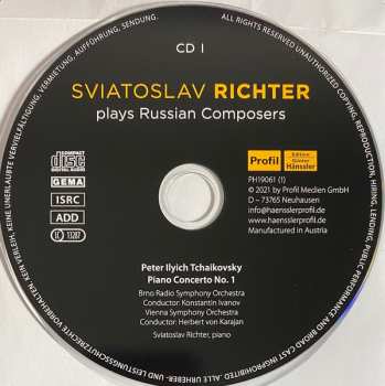 13CD/Box Set Sviatoslav Richter: Sviatoslav Richter Plays Russian Composers 140234