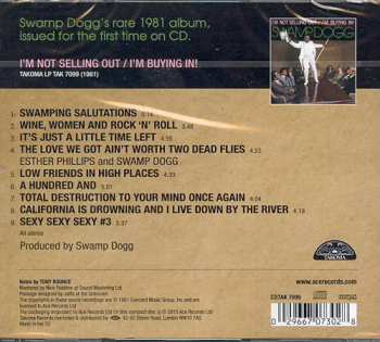 CD Swamp Dogg: I'm Not Selling Out / I'm Buying In! 98922