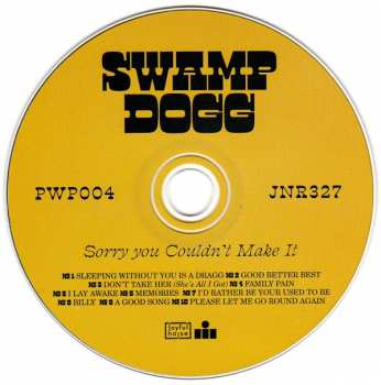 CD Swamp Dogg: Sorry You Couldn't Make It 189419