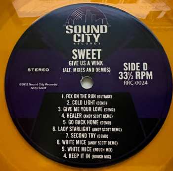 2LP The Sweet: Give Us A Wink (Alternative Mixes And Demos) LTD | CLR 432617