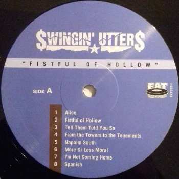 LP Swingin' Utters: Fistful Of Hollow 131308
