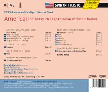 CD SWR Vokalensemble Stuttgart: America 477513
