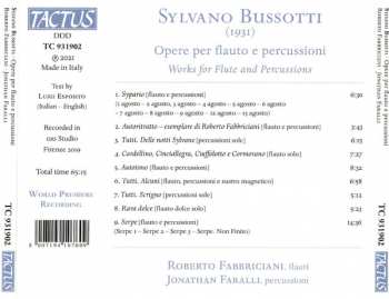 CD Sylvano Bussotti: Opere Per Flauto E Percussioni 116857