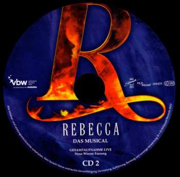 2CD Sylvester Levay: Rebecca Das Musical - Gesamtaufnahme Live - Neue Wiener Fassung 397491