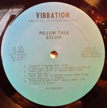 LP Sylvia Robinson: Pillow Talk CLR 495444