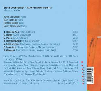 CD Sylvie Courvoisier - Mark Feldman Quartet: Hôtel Du Nord 413433