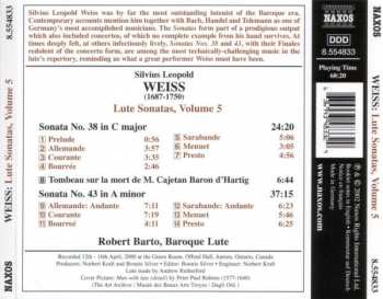 CD Sylvius Leopold Weiss: Lute Sonatas, Volume 5 244200
