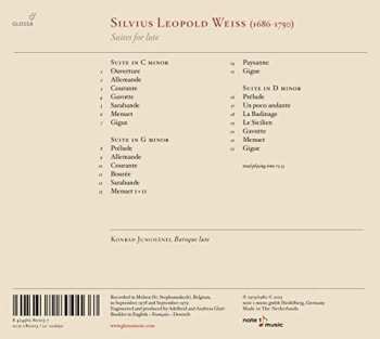 CD Sylvius Leopold Weiss: Suites For Lute 471666
