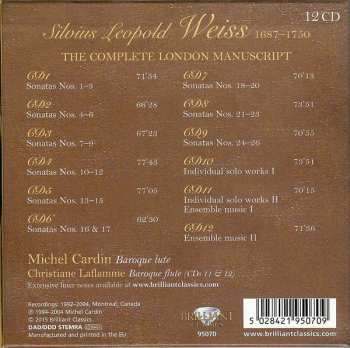 12CD/Box Set Sylvius Leopold Weiss: The Complete London Manuscript 236976