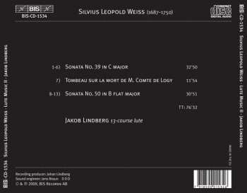 CD Sylvius Leopold Weiss: Lute Music II 427765