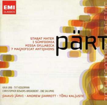 Album Arvo Pärt: Symphony No.1 • Choral Works