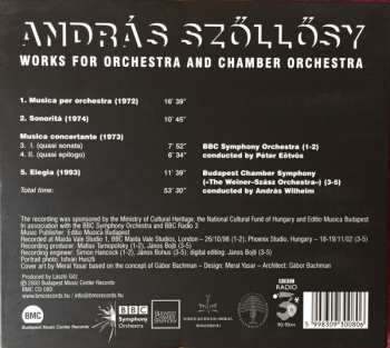 CD Szőllősy András: Works For Orchestra And Chamber Orchestra 295889
