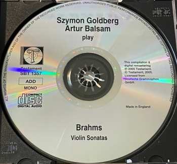 CD Szymon Goldberg: Violin Sonatas 332230